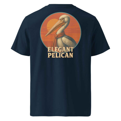 Elegant Pelican Backprint Tee