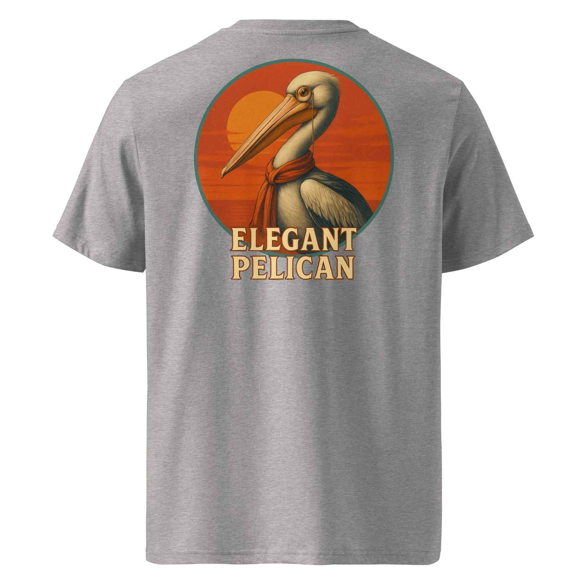 Elegant Pelican Backprint Tee