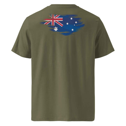 Worn Aussie Flag Backprint Tee