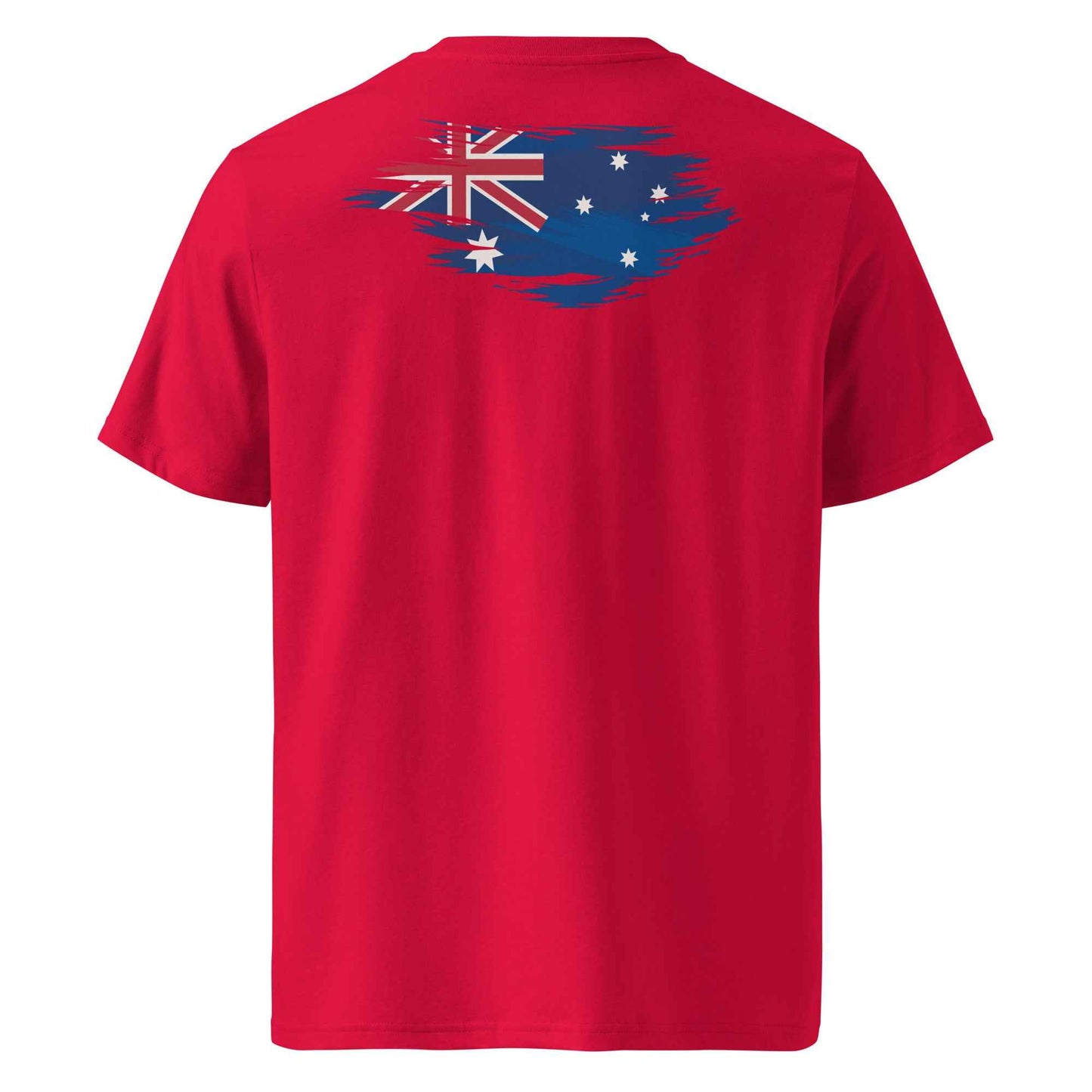 Worn Aussie Flag Backprint Tee