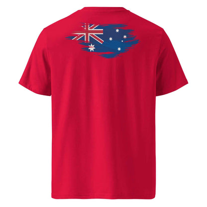 Worn Aussie Flag Backprint Tee