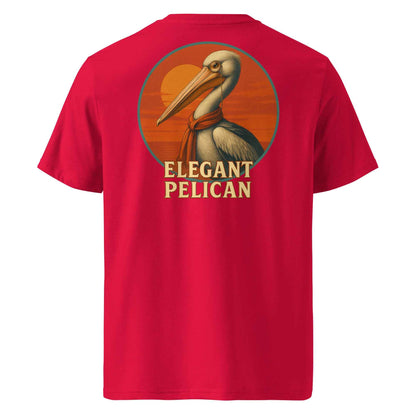 Elegant Pelican Backprint Tee