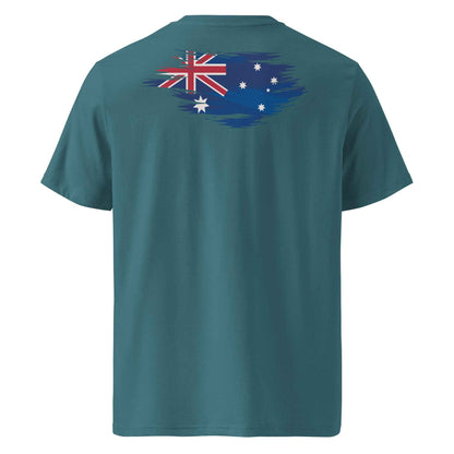 Worn Aussie Flag Backprint Tee
