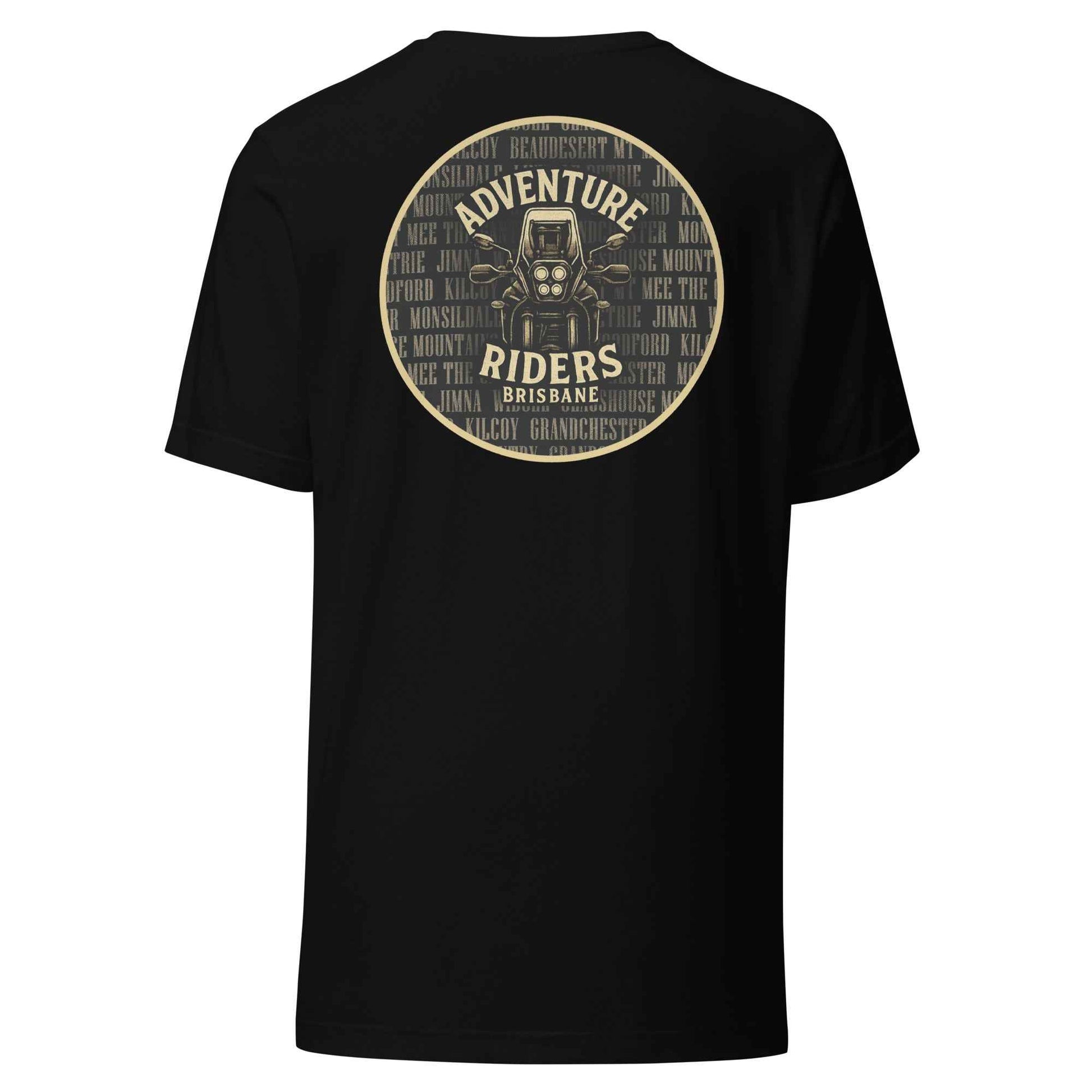 Official Adventure Riders Brisbane Backprint Tee