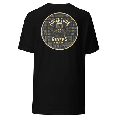 Official Adventure Riders Brisbane Backprint Tee
