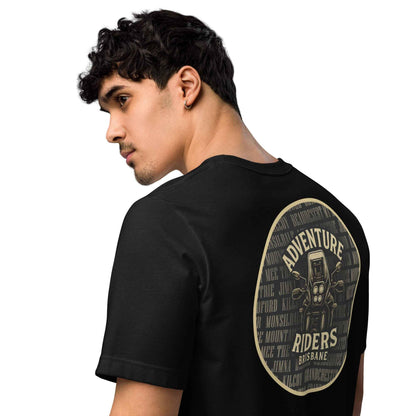 Official Adventure Riders Brisbane Backprint Tee