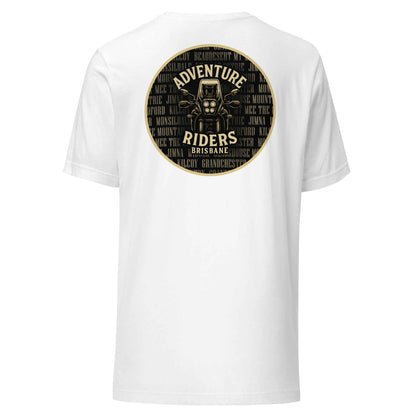 Official Adventure Riders Brisbane Backprint Tee