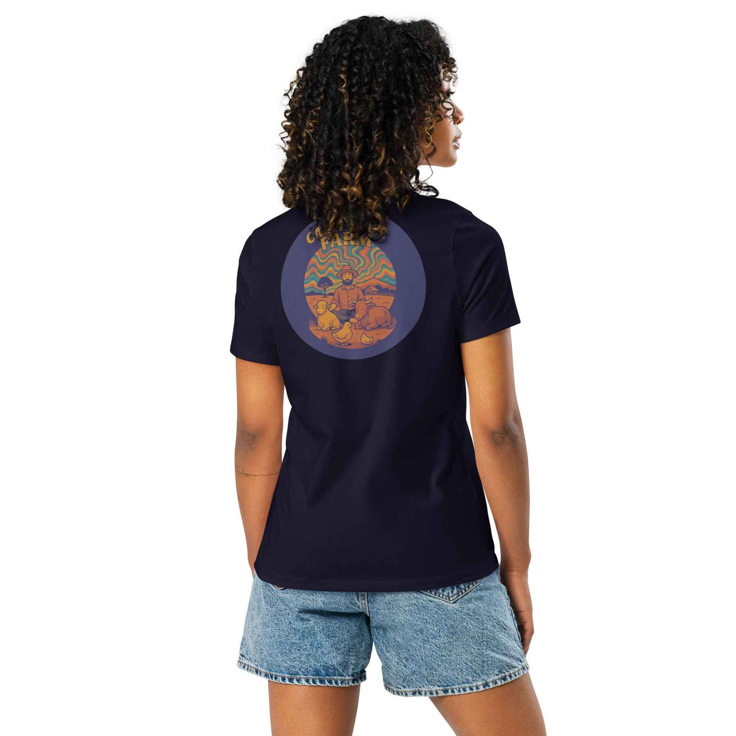 Women's Calm Farm Backprint Tee